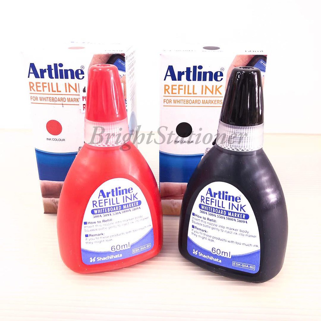 Artline Whiteboard Marker Refill Ink 60ml Shopee Malaysia