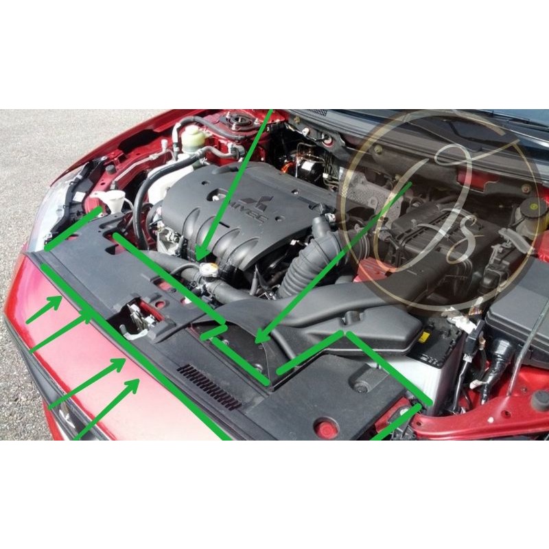Proton inspira Mitsubishi lancer Front Panel radiator Water tank upper ...