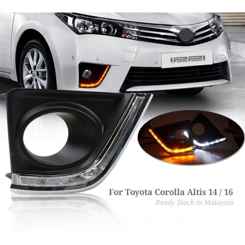 Toyota COROLLA ALTIS 2014 to 2016 Front LED Daytime Running Styling