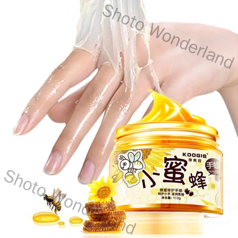 Shoto Wonderland Milk & Honey Peel Off Hand Wax Mask- Exfoliator ...