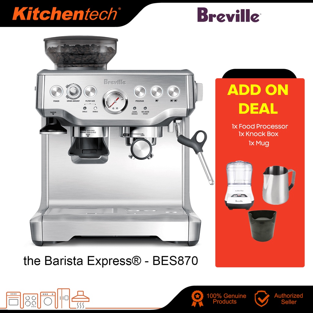 Breville BES870 Barista Express Espresso Coffee Machine Coffee Maker ...