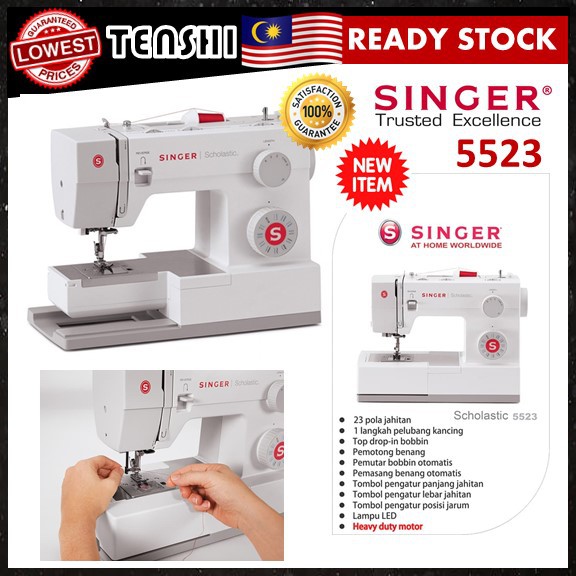 SINGER 5523 HEAVY DUTY Electric Sewing Machine (FREE EXTENSION BOARD