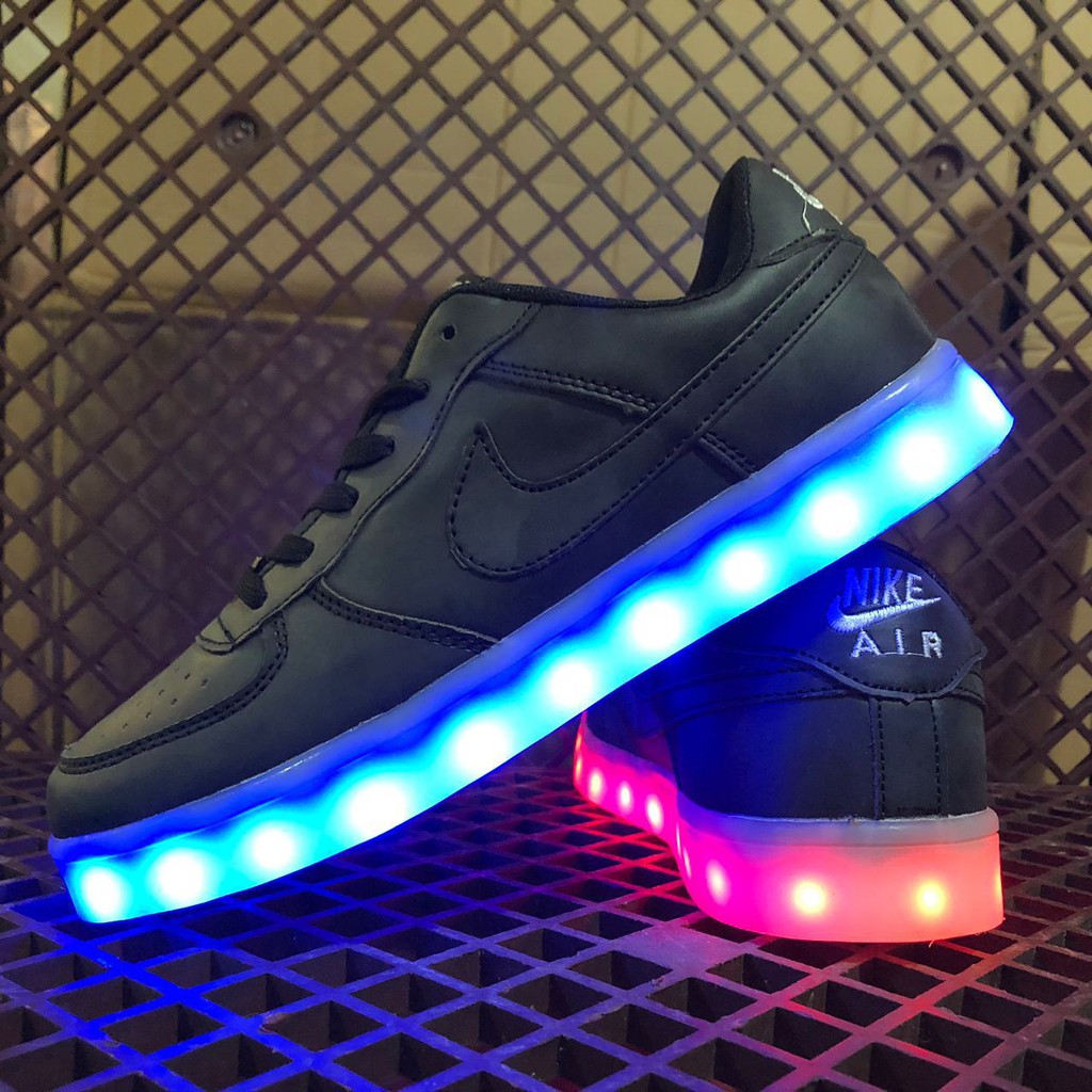 ready stock NIKE AIR FORCE 1 LED 20 21 BLACK LOWEST PRICE Shopee Malaysia