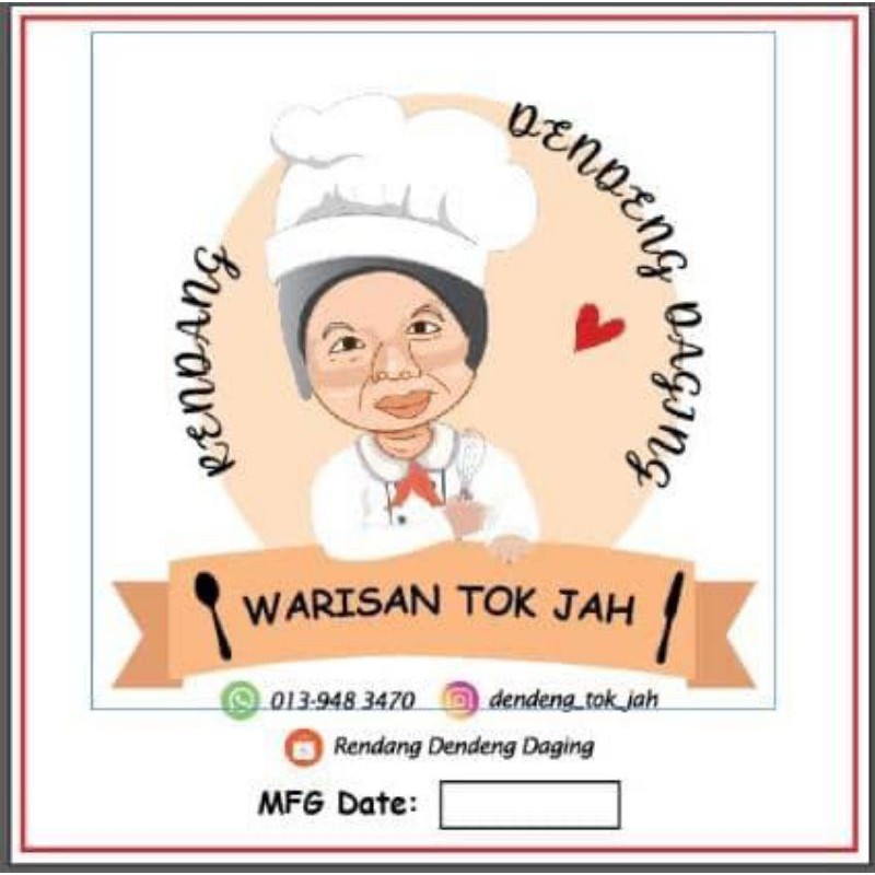 Rendang Dendeng Daging 1kg | Shopee Malaysia