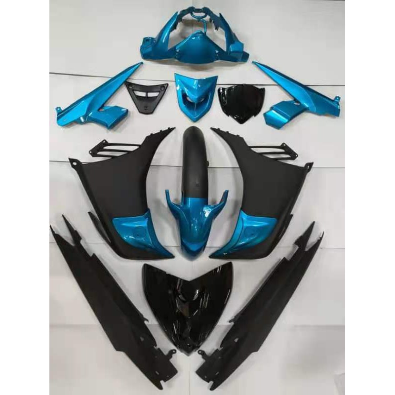 [ FREE STICKER V7 Warna Design ] Yamaha LC135 V7 Cutting Coverset Body ...