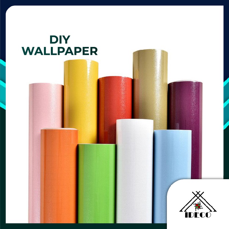 (60cm x 5 meter) IDECO DIY Cabinet Wallpaper Cabinet Furniture Film ...