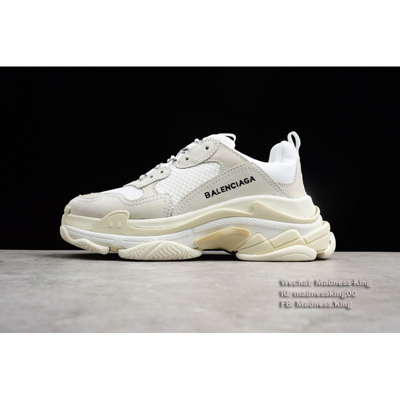 Triple s cream outlet white