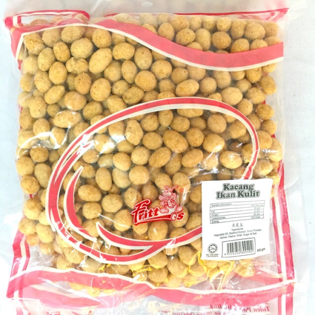 Frittos 450gm Kacang Ikan Kulit Makanan Ringan Raya Zaman Dulu Sweet