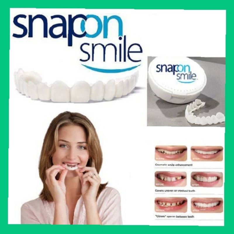 Snap On Smile Fake Teeth Tooth Upper + Lower | Shopee Malaysia