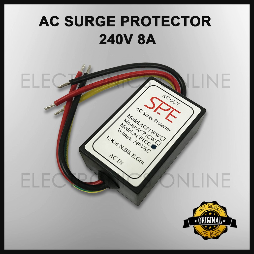 AC Power Surge Protector Lightning Arrestor Autogate Surge Protector ...