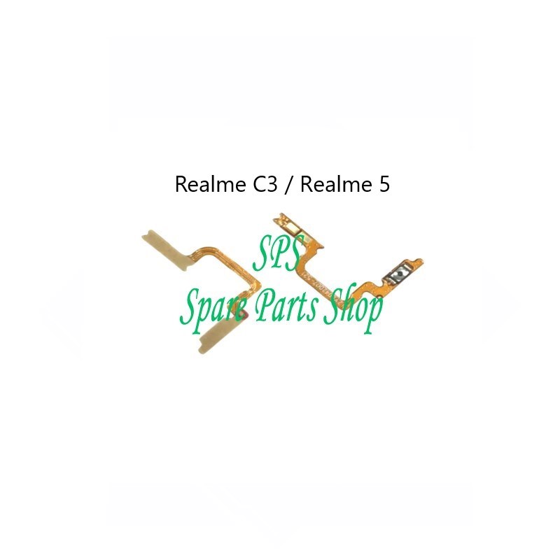 Realme C3 / Realme 5 / Realme 5 Pro Power On Off Volume Switch Button ...