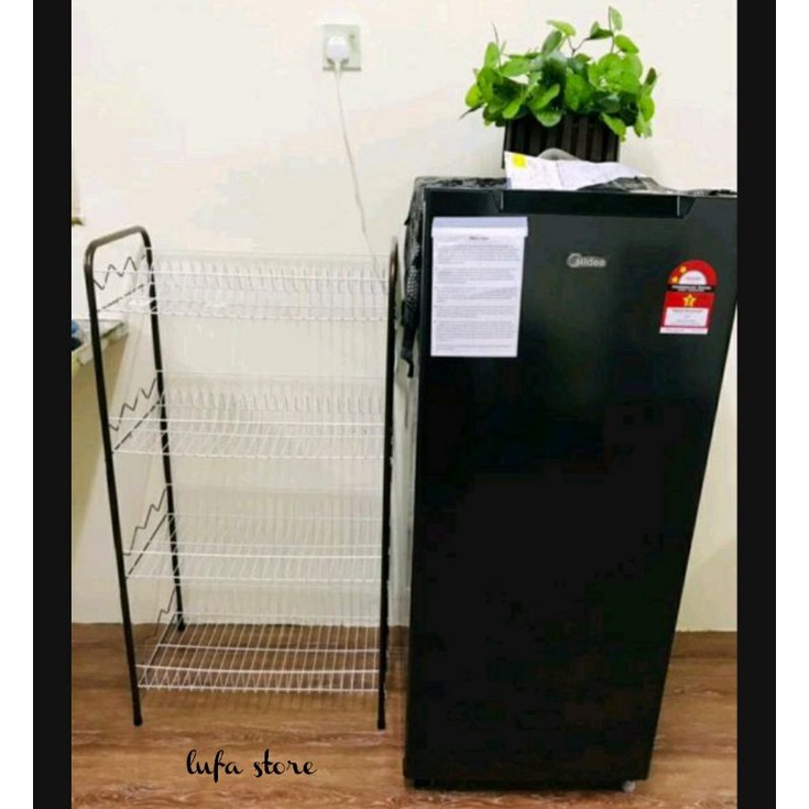 3v 4 layer Epoxy metal Dish Rack/plate rack /4 tingkat rak pinggan ...