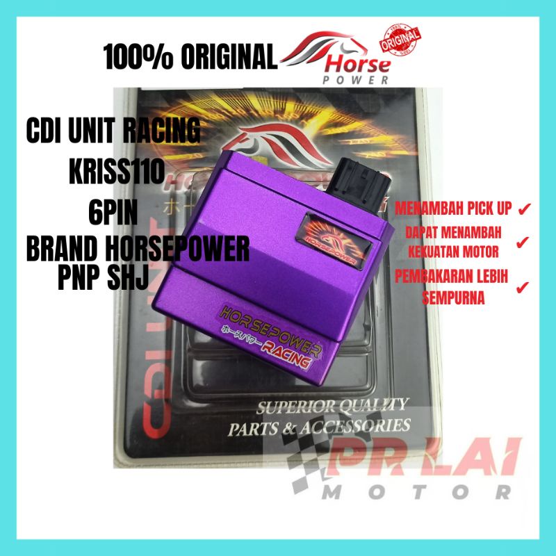 CDI UNIT RACING KRISS 110 6PIN BRAND HORSEPOWER | Shopee Malaysia