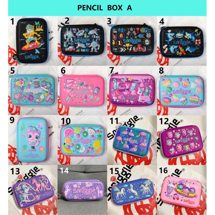 Original Smiggle Pencil Box / Pencil Case Ready Stock | Shopee Malaysia