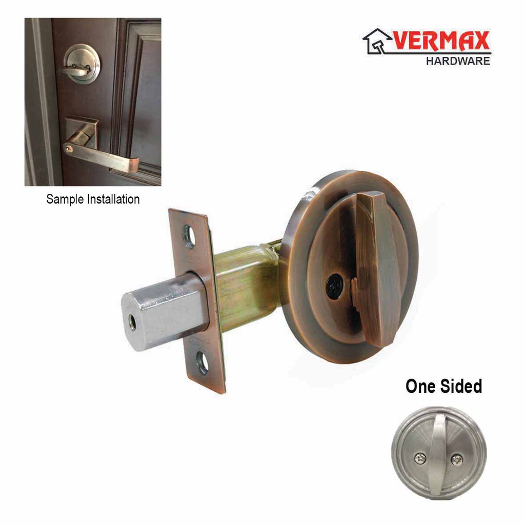 One Sided / Two Sided Deadbolt Door Lock / Home Security Lockset ...