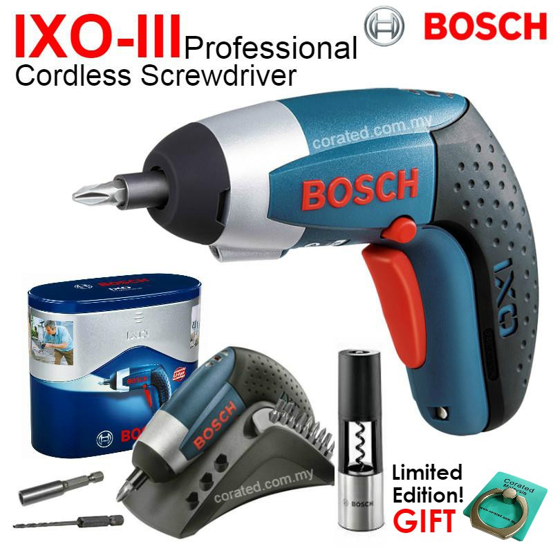 NEW Bosch 3.6V IXO III Professional Cordless Screwdriver Shopee