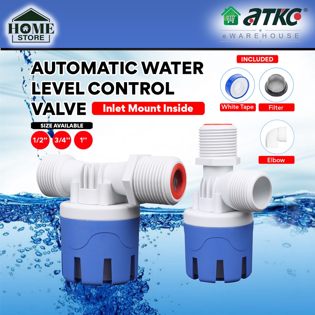 Automatic Water Level Control Float Valve Top & Side Inlet Mount Inside ...