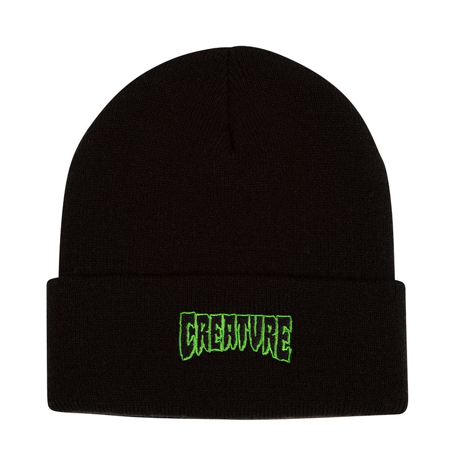 Logo Outline Beanie Long Shoreman ( Black ) | Shopee Malaysia