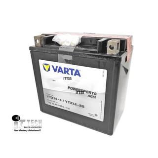 BATTERIE MOTO VARTA AGM ACTIVE YTX14(FA) 12V 12AH 200A - Batteries
