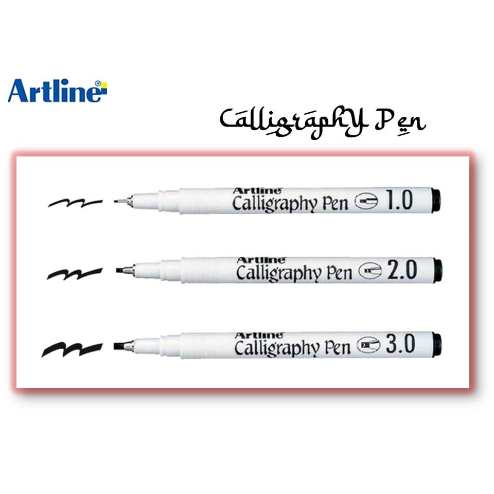(ESA) Artline Calligraphy Pen Chisel (Acid free) | Shopee Malaysia