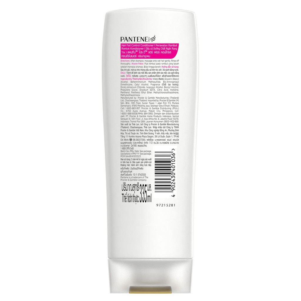 Pantene ProV Hair Fall Control Conditioner (335ml) Shopee Malaysia