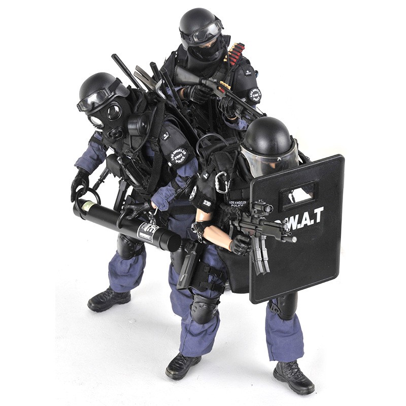 Swat best sale action figures