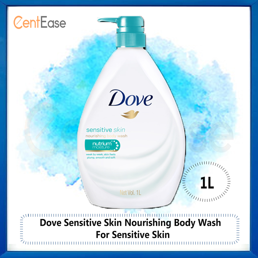 Dove Sensitive Skin Nourishing Body Wash 1L (Exp: Jul 2026) - For ...