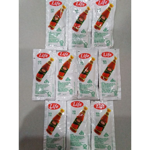 💥READY STOCK💥Halal KFC Life Sos Cili Net wt. 10g (10 sachets per packs ...