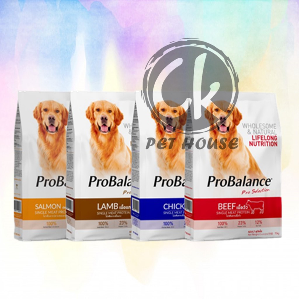 ProBalance Chicken / Beef / Lamb / Salmon (Dog Food) 7KG/8KG | Shopee ...