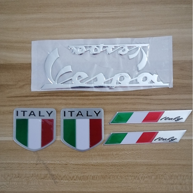 3D Italy Car sticker Badge Emblem Decal for PIAGGIO Vespa GTS 300 LX125 ...