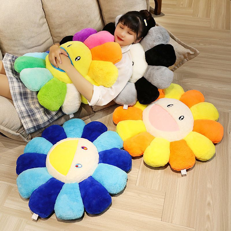 Takashi Murakami Flower cushion Multicolors Diam 30 cm …