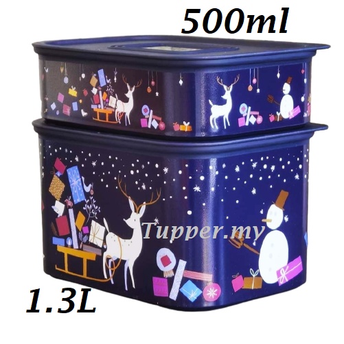*Ready Stock*Tupperware Winter Fantasy Baseline gift Set 2pcs Limited ...