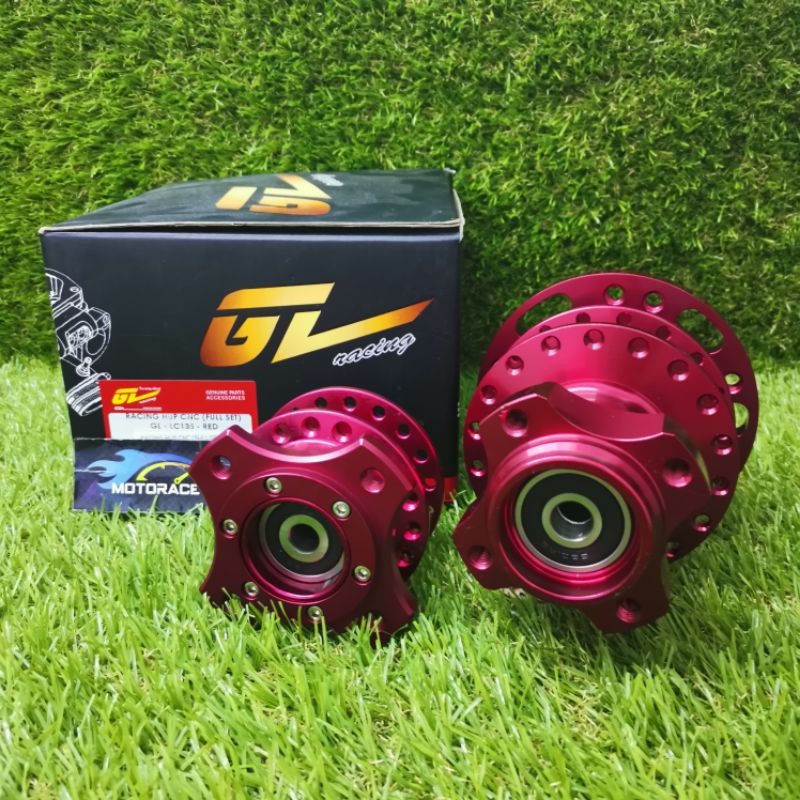 GL RACING RIM HUP CNC FULL SET LC135 YAMAHA BUYUNG SET HUB | Shopee ...