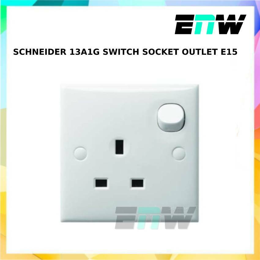 SCHNEIDER 13A1G SWITCH SOCKET OUTLET E15 | Shopee Malaysia