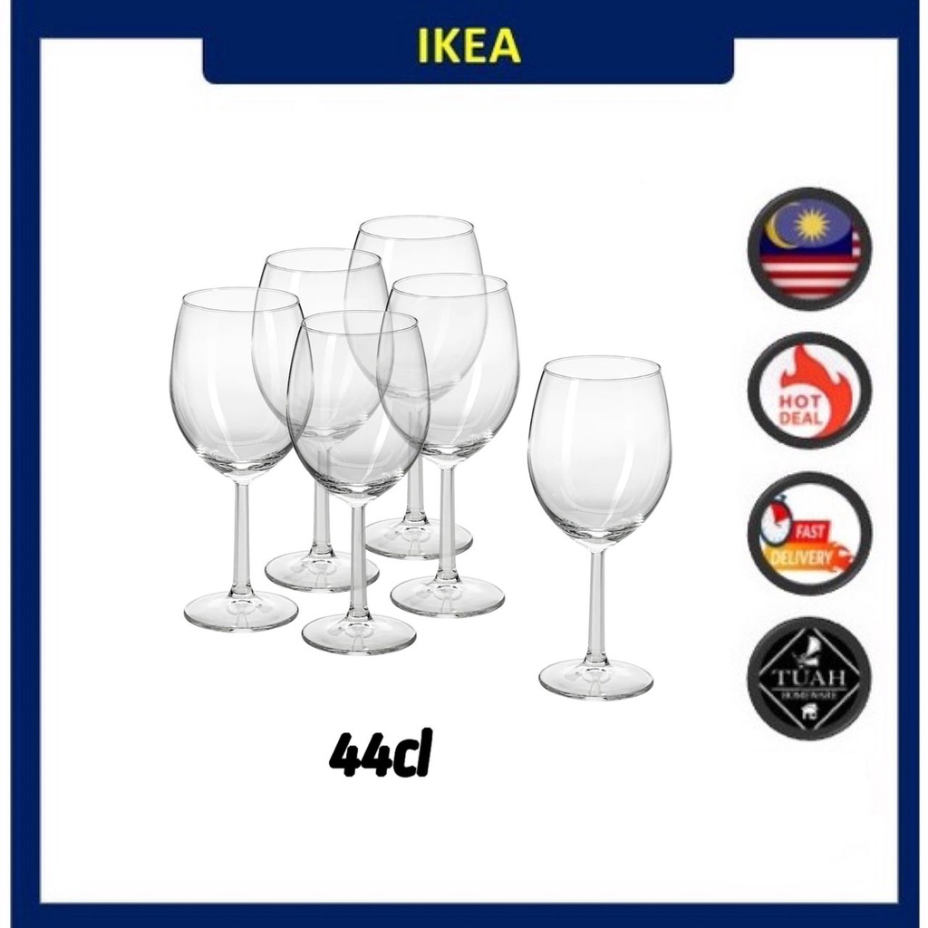 IKEA SVALKA Wine Glass Shopee Malaysia