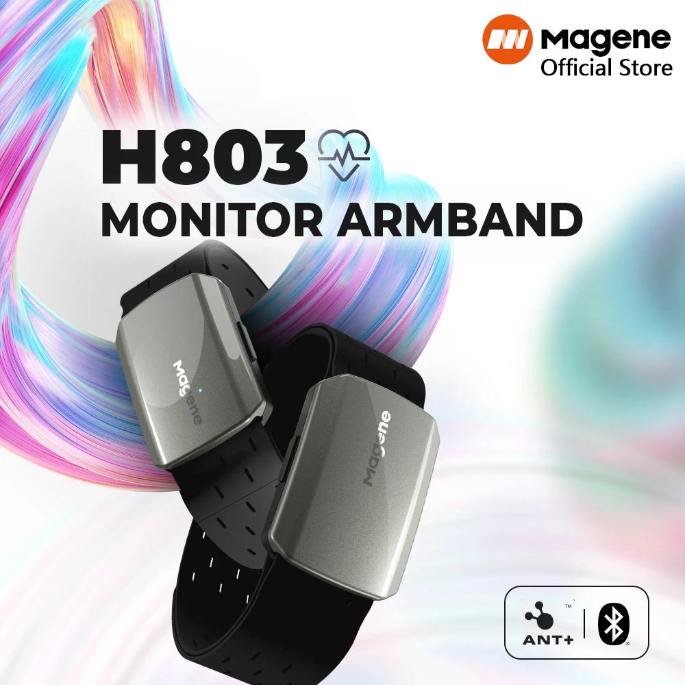 Magene H803 Heart Rate Sensor Armband Dual Mode Outdoor Fitness ...