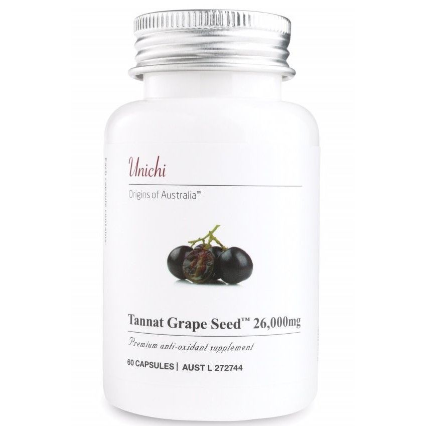 Unichi Tannat Grape Seed 26000mg ( 60 Capsules ) (Made In Australia ...