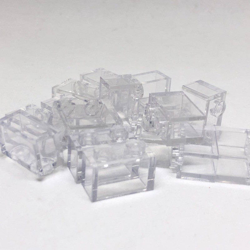Lego - Parts - 1x2 Transparent Brick | Shopee Malaysia