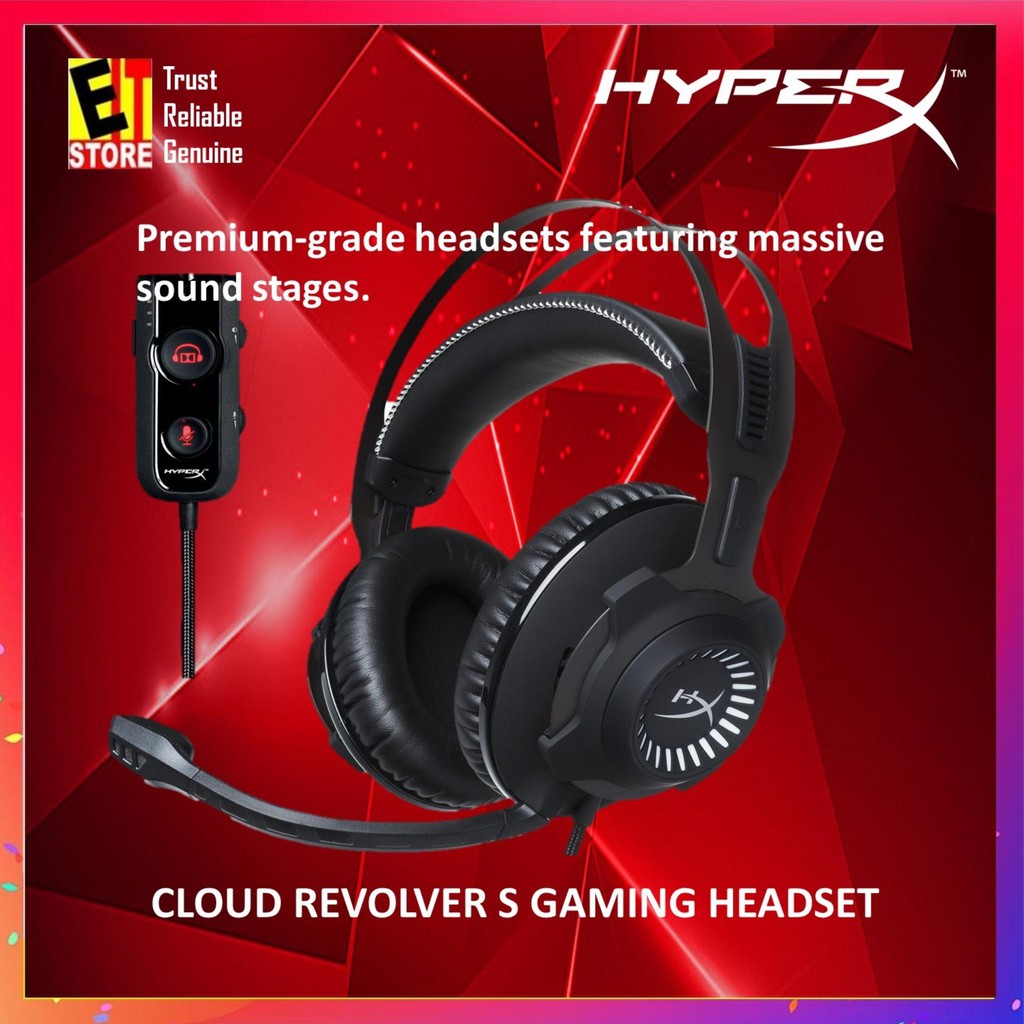 HYPERX CLOUD REVOLVER S 7.1 GAMING HEADSET HXHSCRSGM/AS / 4P5K5AA