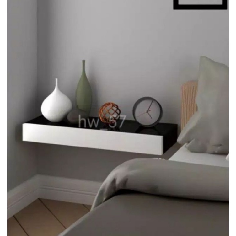 Shelf Shelf Drawer Wall Table 40x20 cm Minimalist Dressing Table