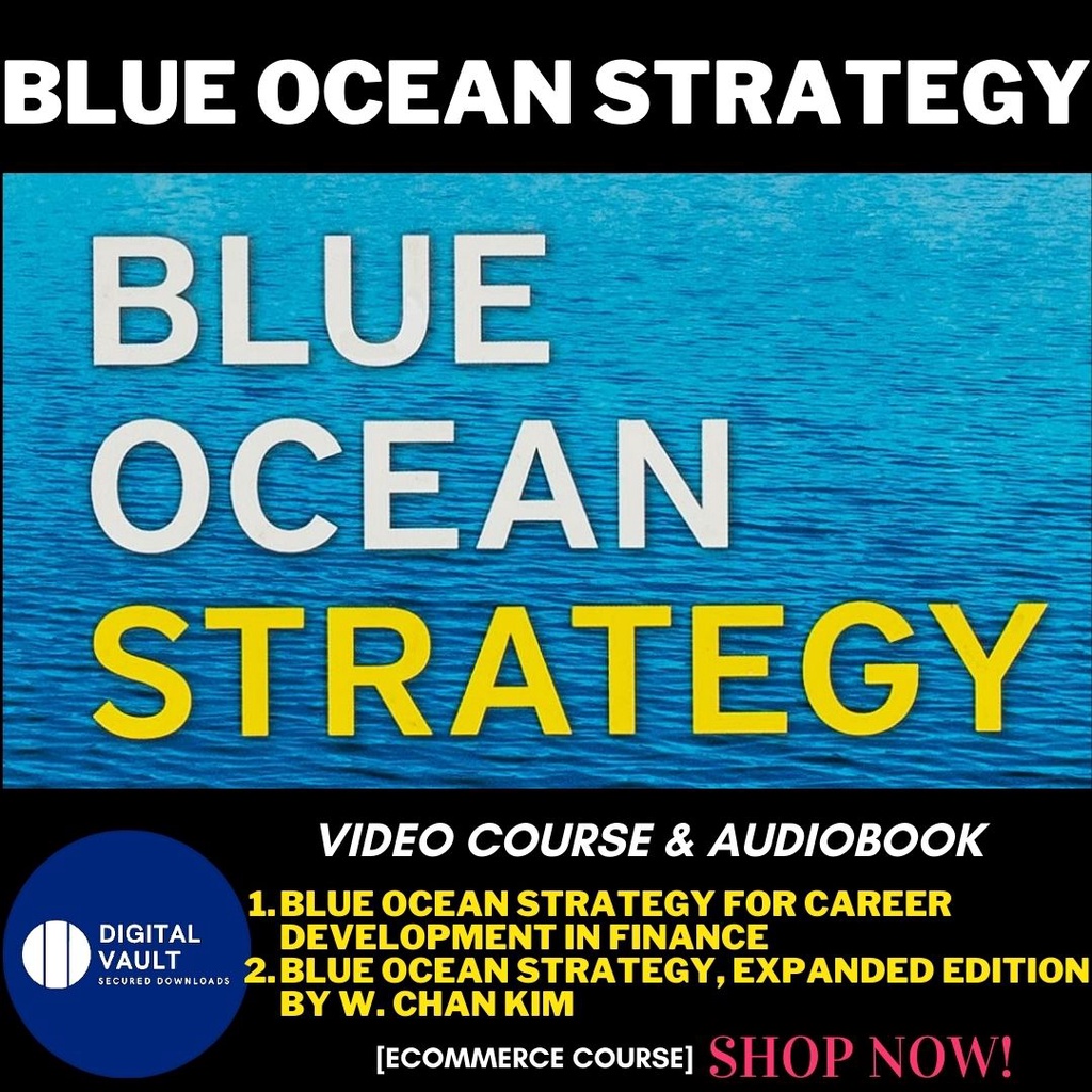 Blue Ocean Strategy Audiobook + eBook & Video Course Shopee Malaysia