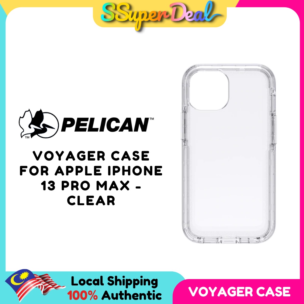 PELICAN PHONE CASE Voyager Case For Apple IPhone 13 PRO MAX CLEAR
