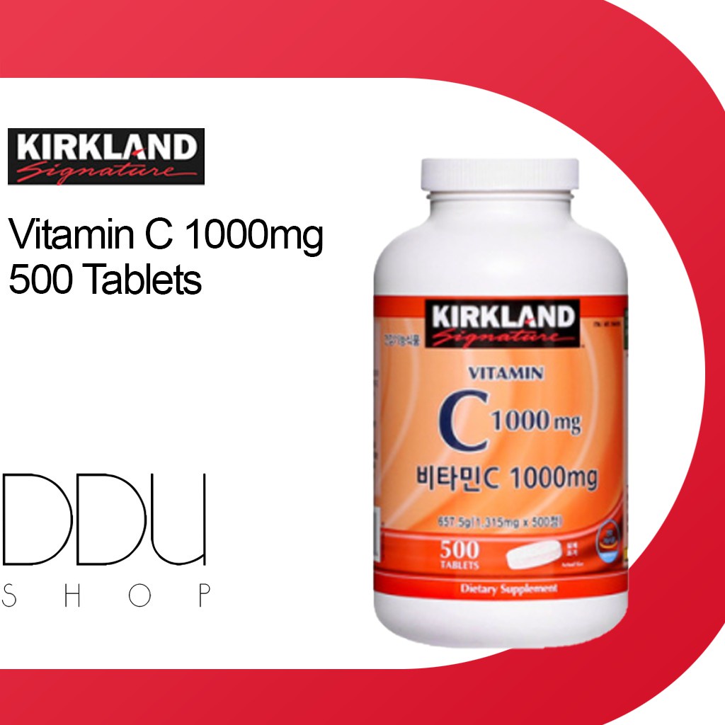 kirkland / Vitamin C 1000mg / 500 Tablets Shopee Malaysia