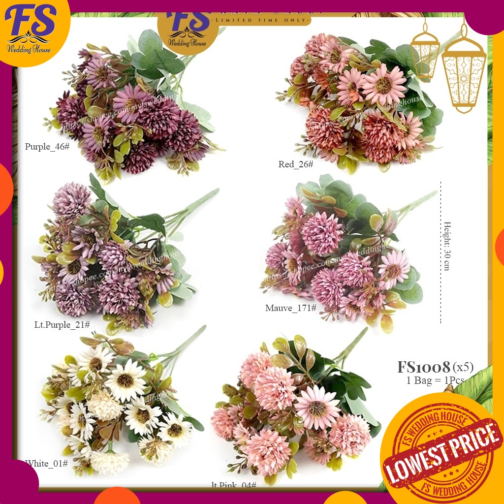 Artificial Flower/ Bunga Hiasan/ Bunga Gubahan Hantaran/Flower ...
