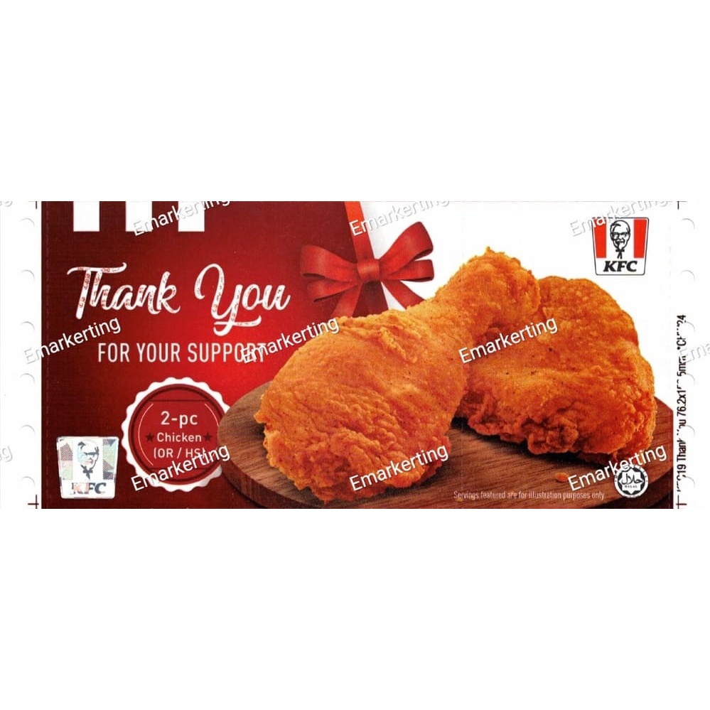 KFC 2Pcs Chicken Voucher Shopee Malaysia