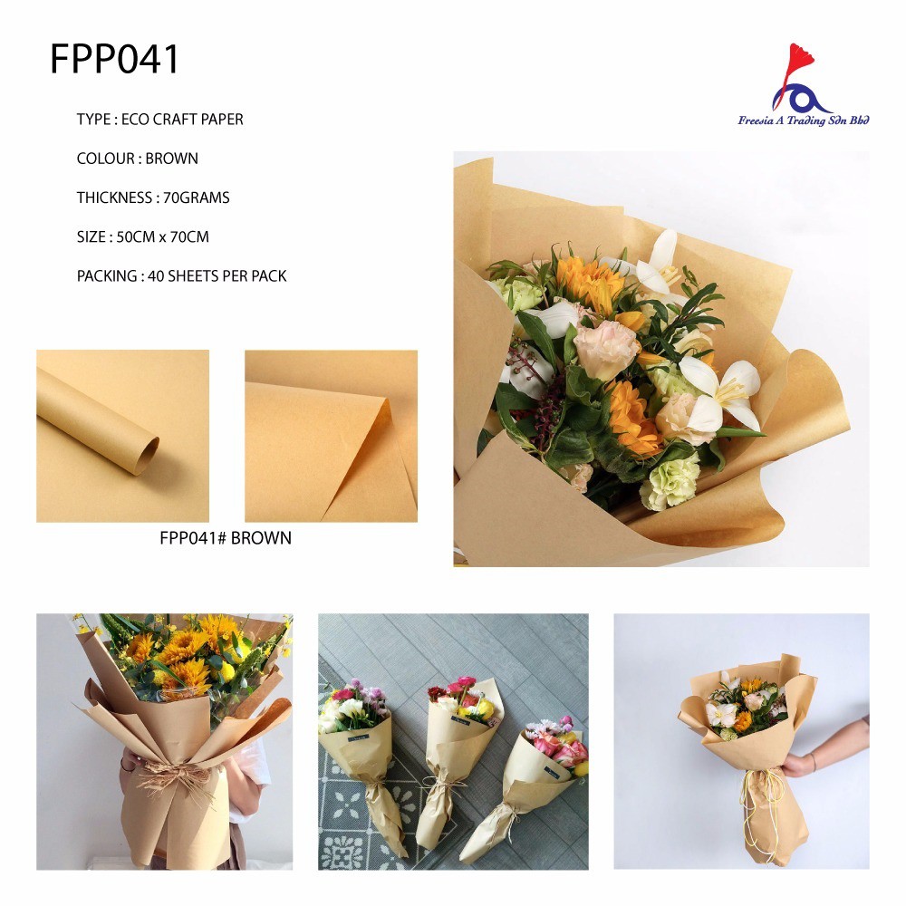 FLOWER WRAPPING PAPER - FPP041