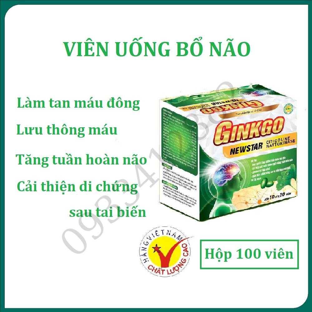 Ginkgo Newstar Brain Tonic Tablets Contain Ginkgo biloba To Help Dissolve Blood Clots, Increase