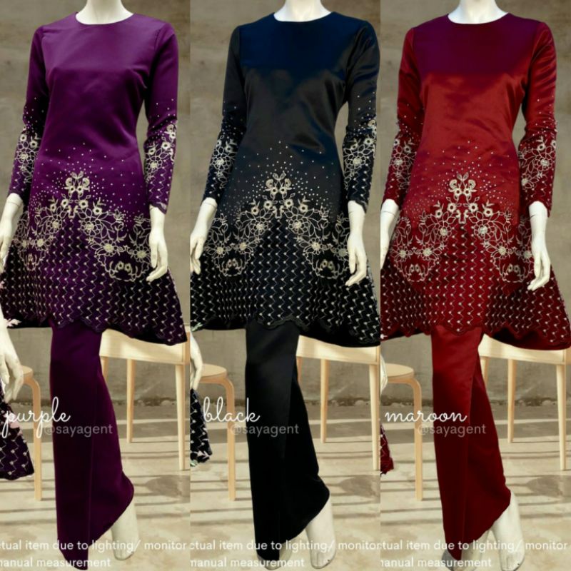 BAJU KURUNG MODEN LACE BAJU BRIDE NIKAH TUNANG BRIDESMAID RAYA KENDURI ...