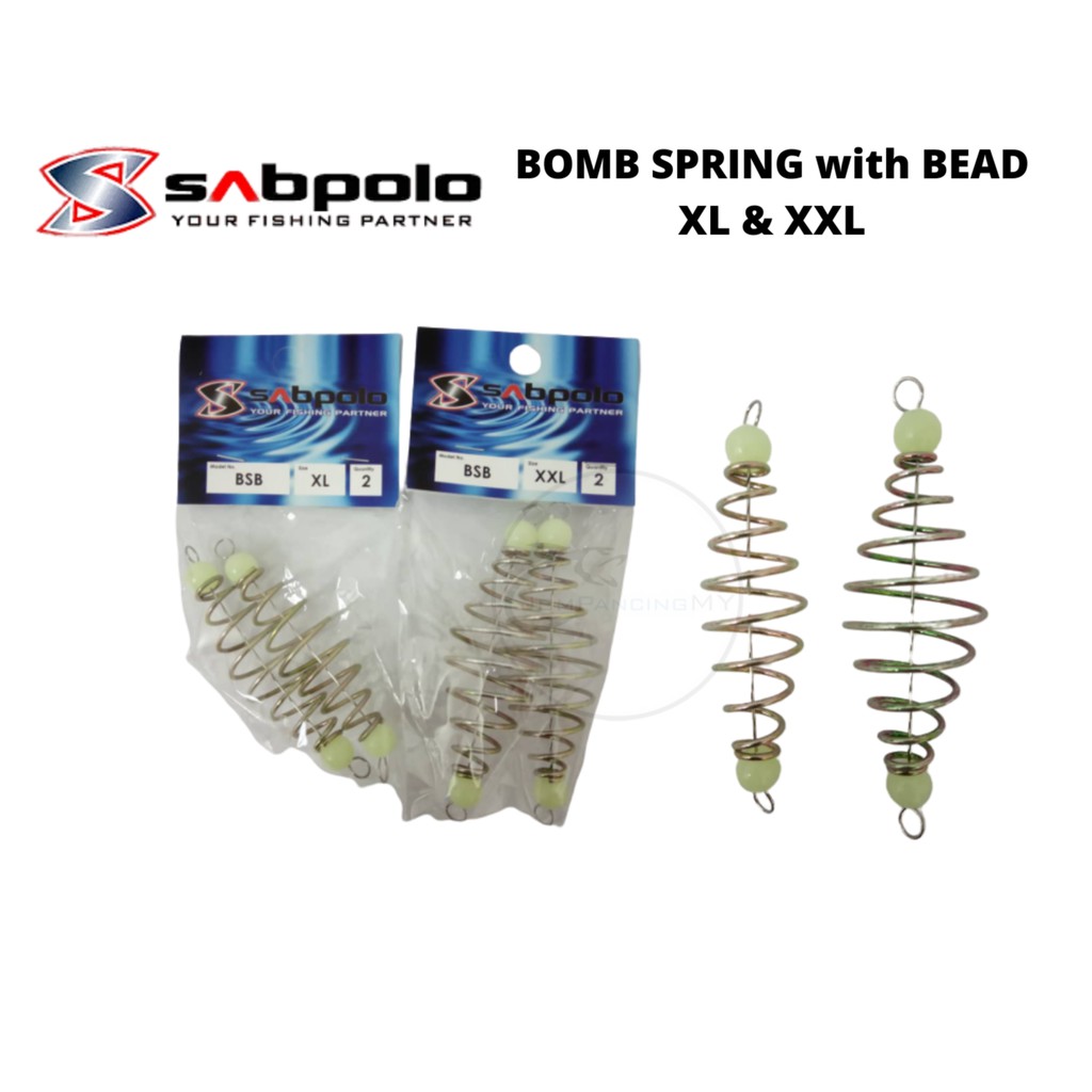 (JOM PANCING) SABPOLO Bomb Spring With Bead (2pcs) | Shopee Malaysia