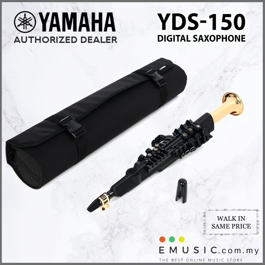 YAMAHA YDS-150 Sassofono Digitale Sintetizzatore A Vento – Colore Nero Con Custodia Morbida - Foto 2